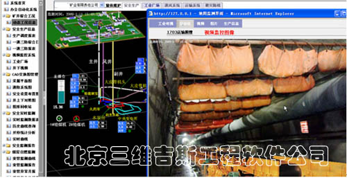 点击要查询的图件自动弹出二级界面显示视频图像